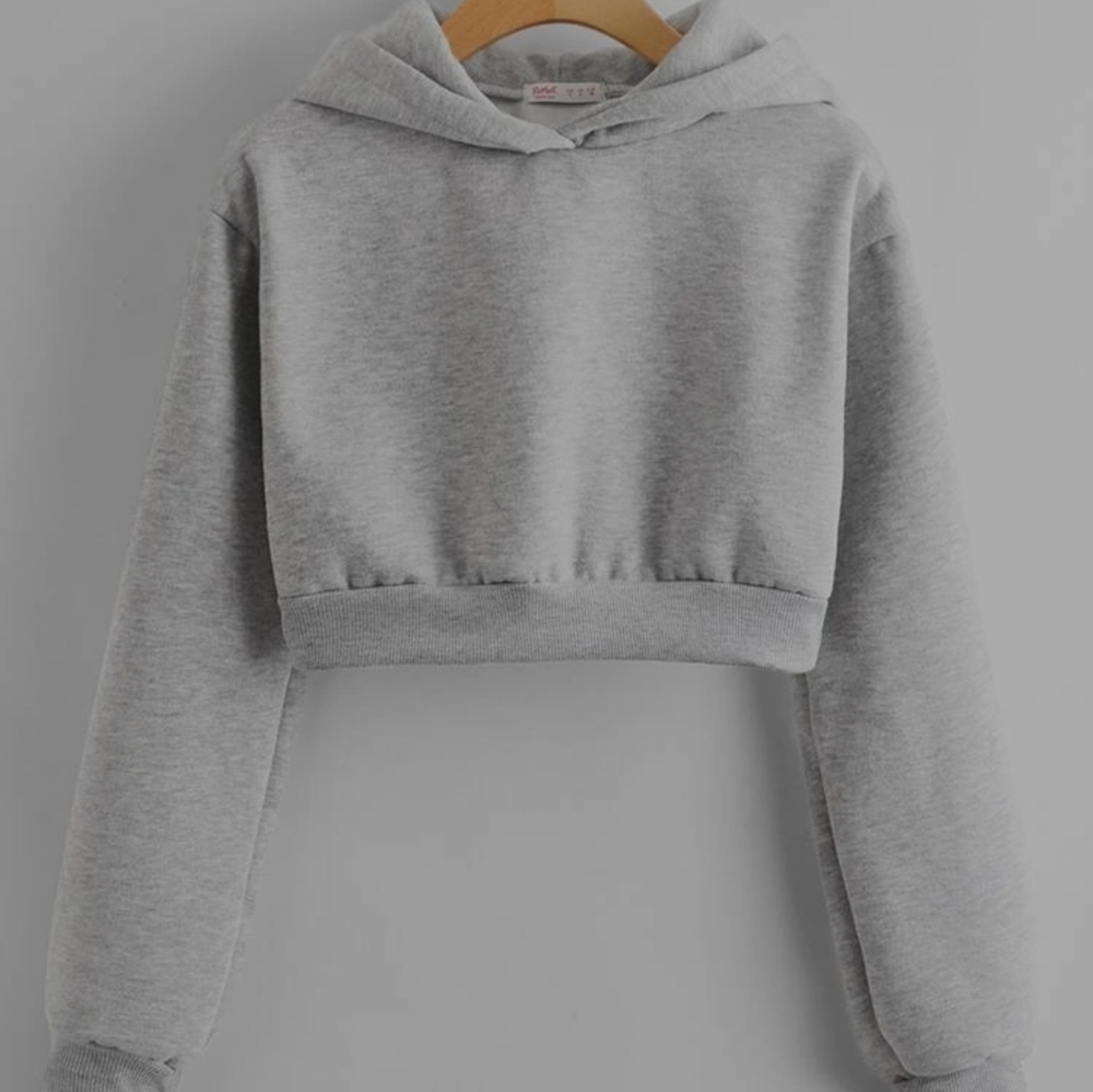 Cropped hoodie